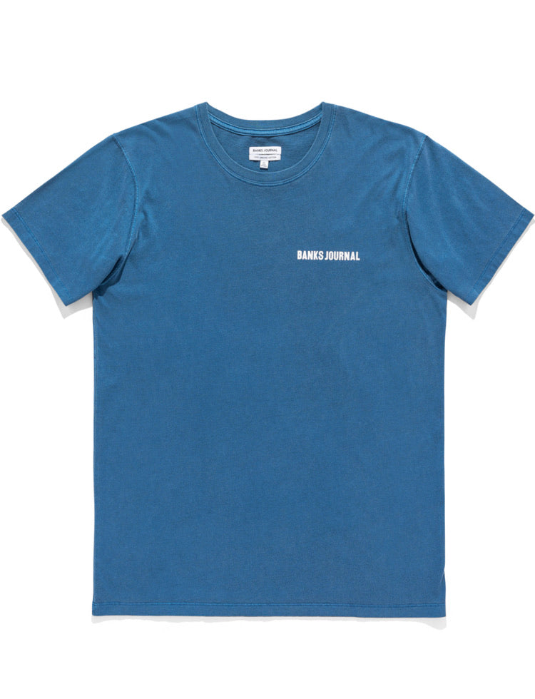 BANKS JOURNAL  ARCH 半袖Tシャツ　ニューポートブルー