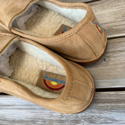 Rainbowsandals【レインボーサンダル】Fleece Lined Single Layer Loafer Premier Leather コンフォートクラシック　フリースレザーシューズ