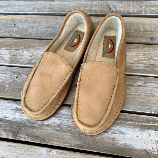 Rainbowsandals【レインボーサンダル】Fleece Lined Single Layer Loafer Premier Leather コンフォートクラシック　フリースレザーシューズ