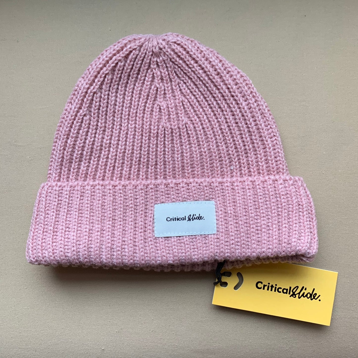 TCSS  INSTITUTE BEANIE DUSTY PINK