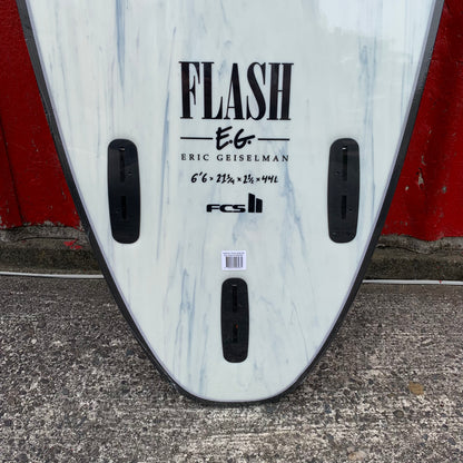 ソフトボード ソフテック SOFTECH FLASH ERIC GEISELMAN FCS II TRI FIN 6’6 WHITE MARBLE ソフトフィン付き フラッシュ エリックガイゼルマン 日本正規品