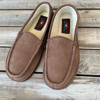 Rainbowsandals【レインボーサンダル】Fleece Lined Single Layer Loafer Premier Leather コンフォートクラシック　フリースレザーシューズ