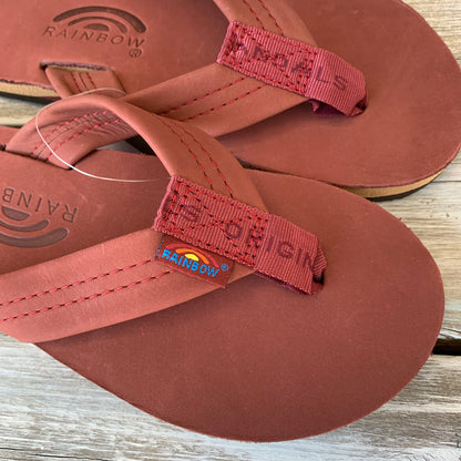 Rainbowsandals【レインボーサンダル】レディース　 Premier Nuback  Leather  　301ALTD CNAC(コニャック）　サイズM （23.5-24.5cm)