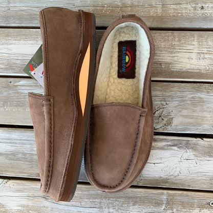 Rainbowsandals【レインボーサンダル】Fleece Lined Single Layer Loafer Premier Leather コンフォートクラシック　フリースレザーシューズ