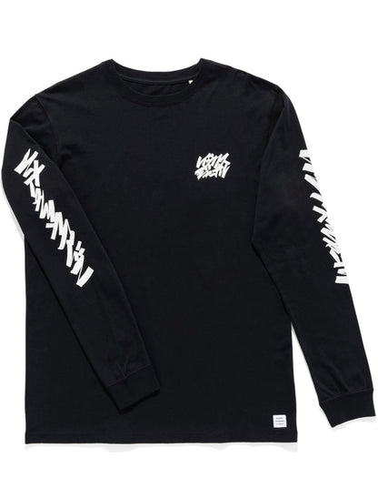 BANKS JOURNAL  DUNKWELL LABEL   L/S TEE バンクス　ロンT ブラック